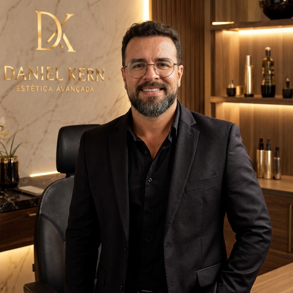 Daniel Kern em seu estúdio